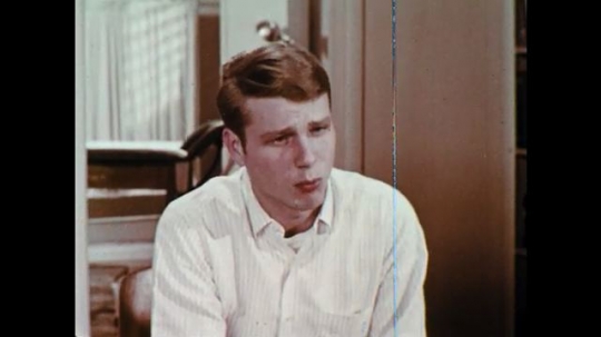 1960s: UNITED STATES: close up of boy